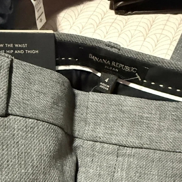 Banana Republic Heather Gray Sloan Trousers - Picture 3 of 3